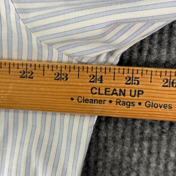 Brooks Brothers 346 Mens Striped Dress Shirt 16 4/5 Supima Cotton Preppy Classic - Picture 7 of 12